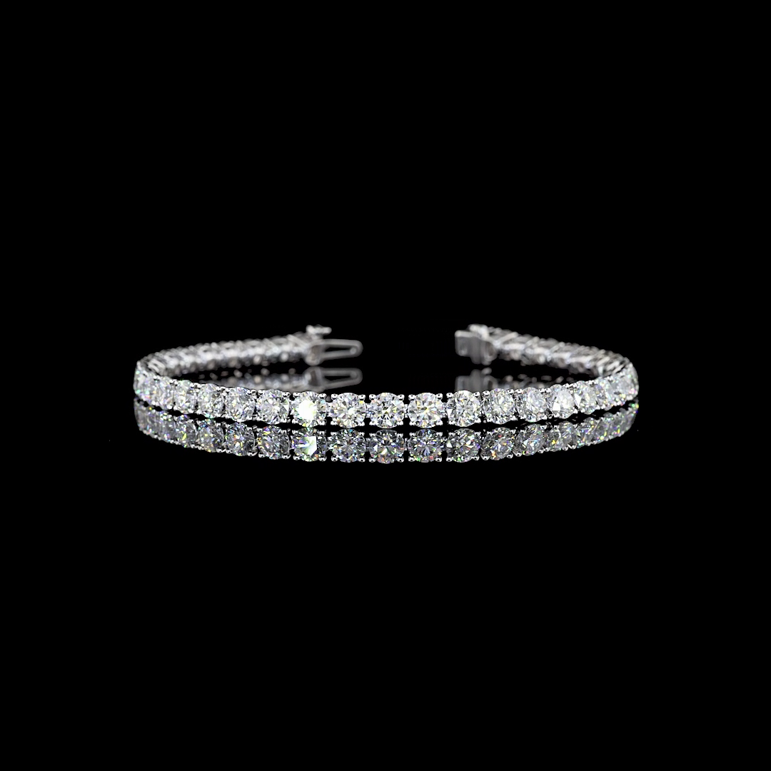 Round Diamond Tennis Bracelet