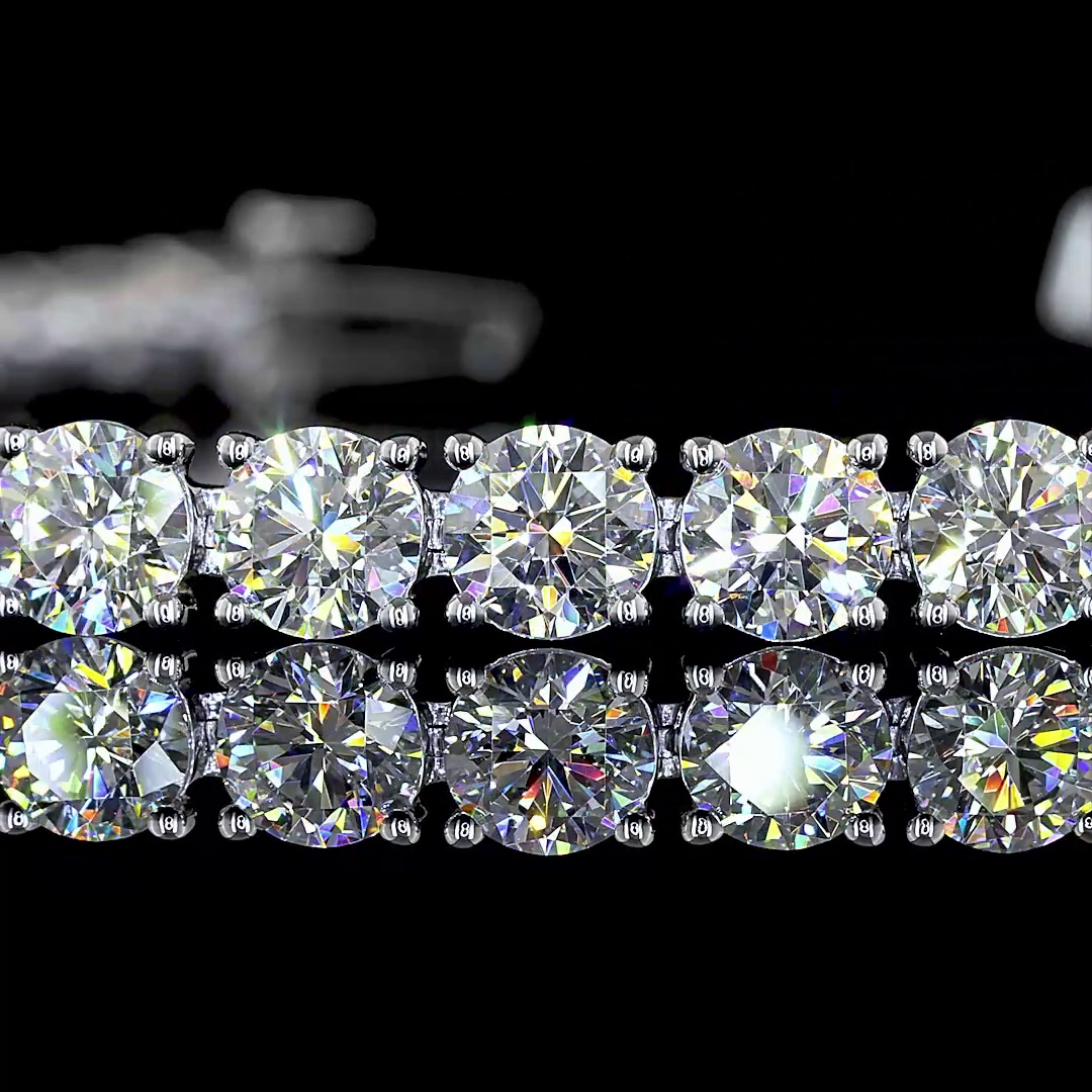 Round Diamond Tennis Bracelet