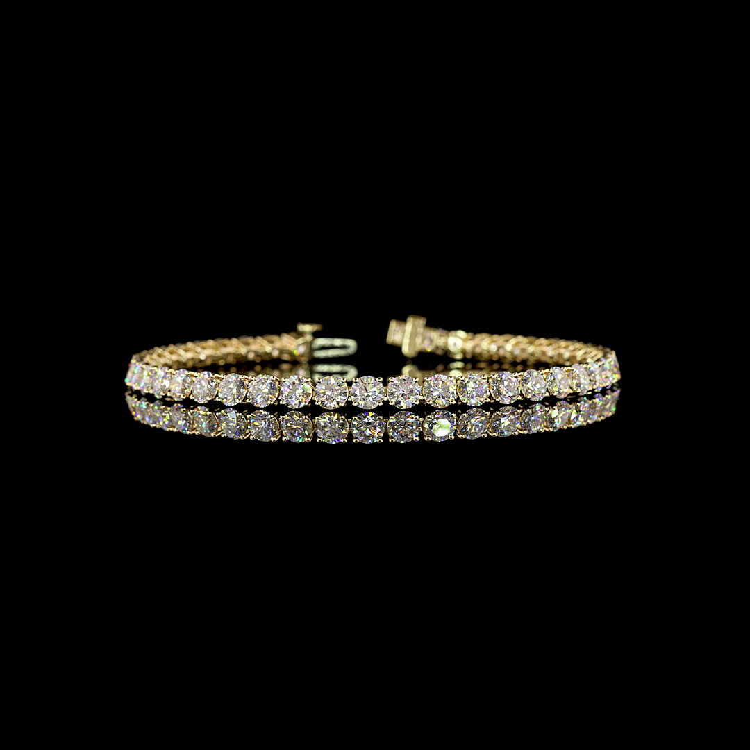 Round Diamond Tennis Bracelet