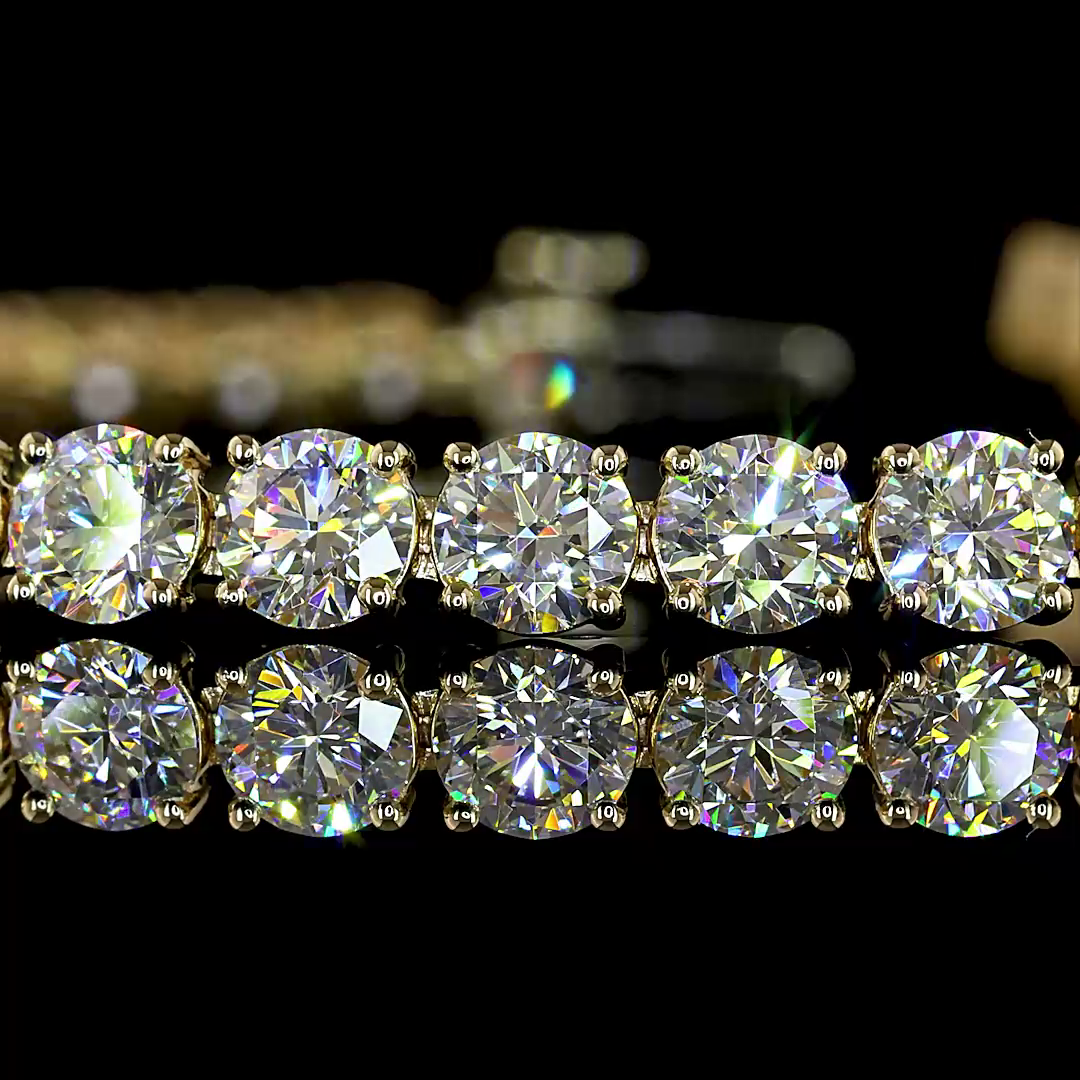 Round Diamond Tennis Bracelet