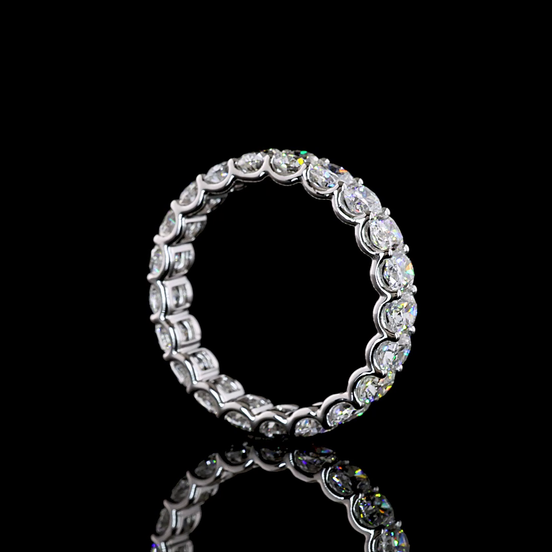 Cushion Brilliant Eternity Band - 3.1 tcw