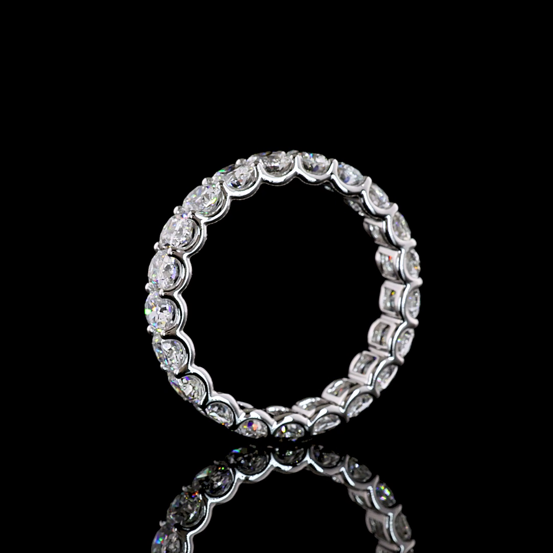 Cushion Brilliant Eternity Band - 3.1 tcw